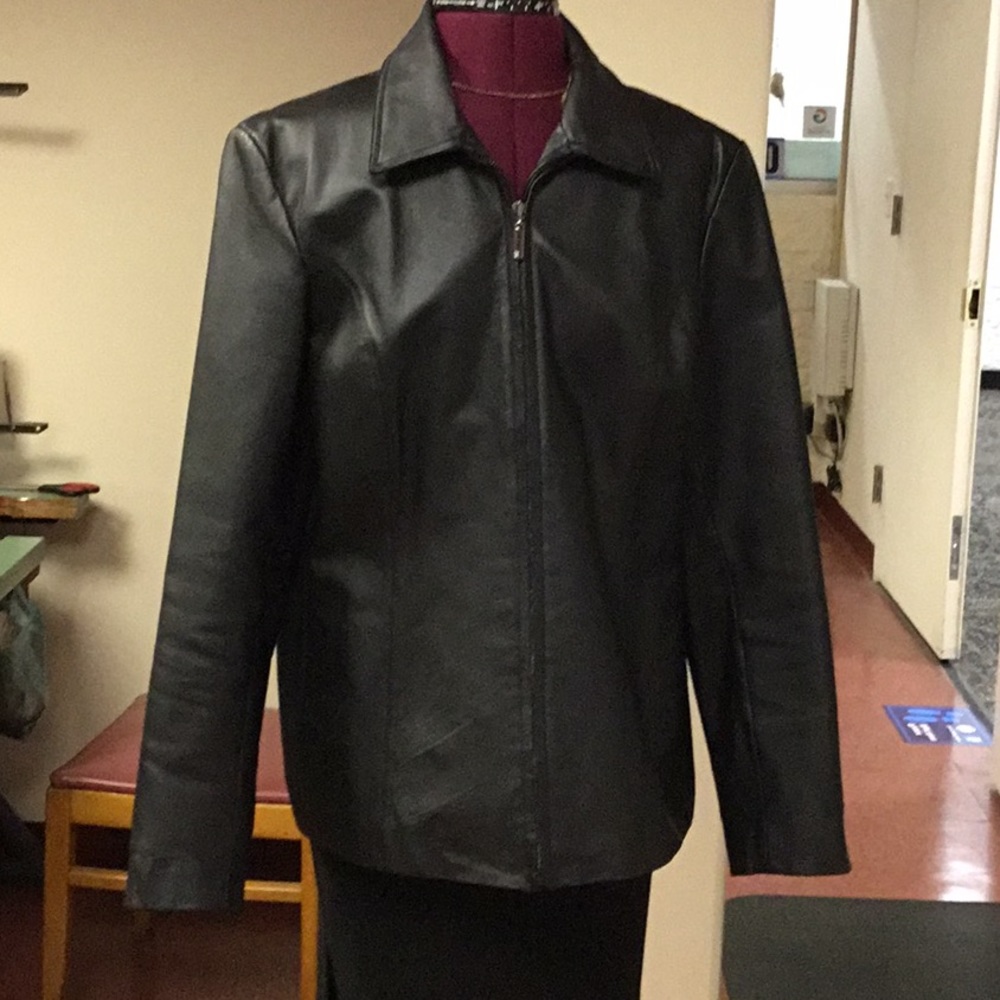 Leather jacket